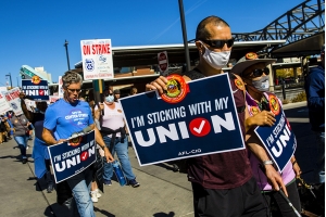 美國供應(yīng)鏈危機10萬人罷工，賣家擔心貨柜被搶